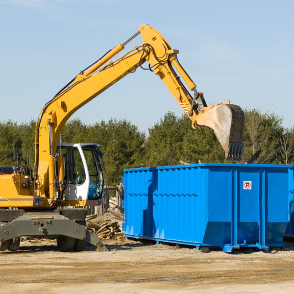 what size residential dumpster rentals are available in Dove Valley CO